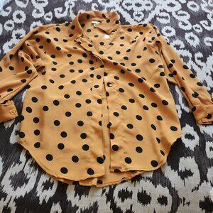 Vintage Polka dot blouse